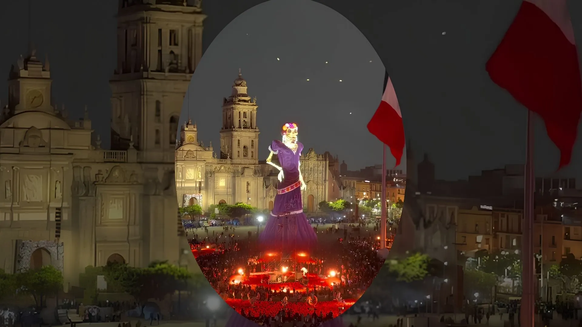 Ciudad de México rompe récord Guinness con la Catrina más alta del mundo